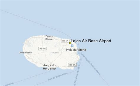 Lajes Air Base Map