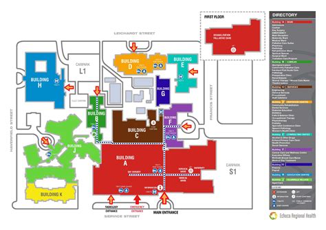 Lake Regional Hospital Map