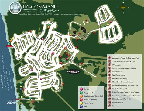 Laurel Bay Housing Map