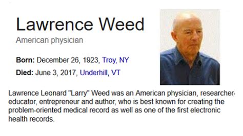 Lawrence Larry Weed