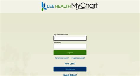 Lee Health Log In