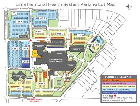 Lima Memorial Hospital Map