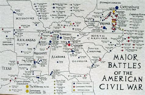 List Of Civil War Sites