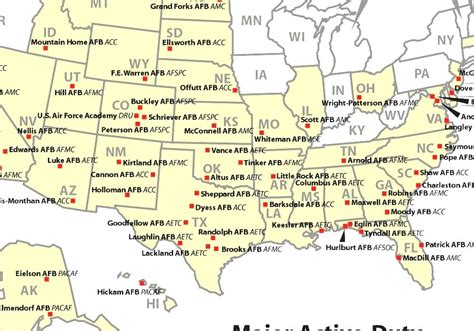 List Of Military Installations