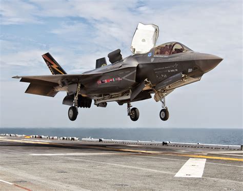 Lockheed Martin F 35B Lightning Ii Fighter Aircraft Of The Royal Air