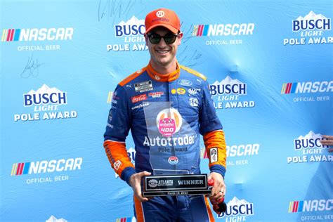 Logano Tops The Charts Earns Ambetter Health 400 Pole News Media Atlanta Motor Speedway