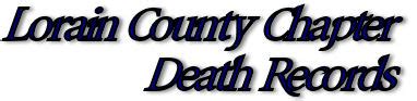 Lorain County Death Records