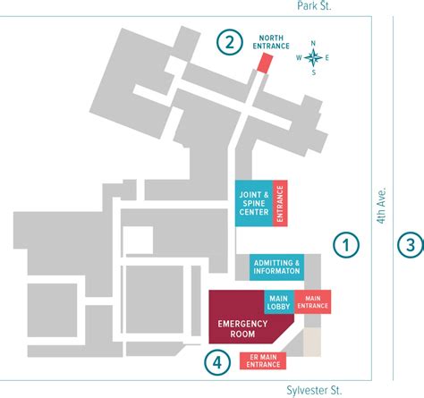 Lourdes Hospital Floor Map