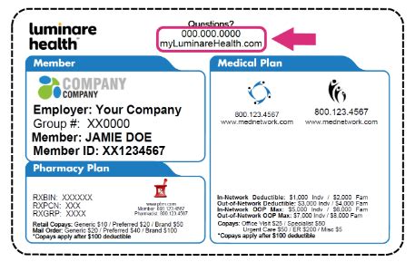 Luminare Health Payer Id