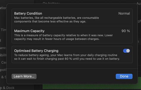 Macbook Pro 90 Battery Health