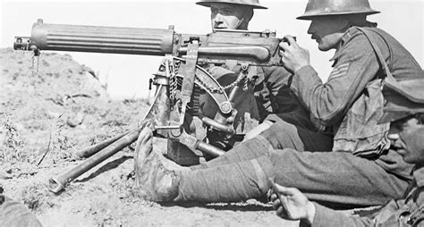 5 WW1 Machine Guns