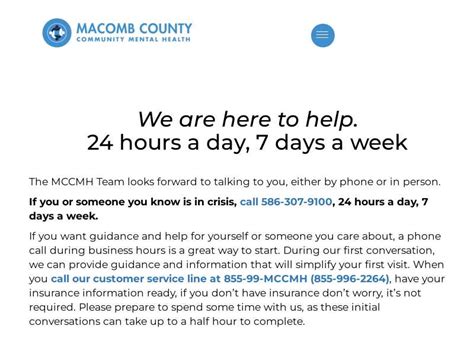 Macomb County Community Mental Health Administration Homeless