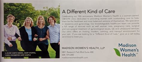 Madison Women S Health Llp Telepon