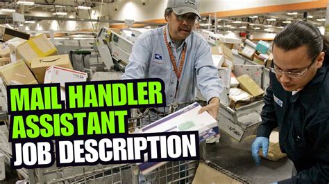 Mail Handler Job Description Usps