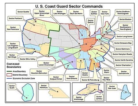 Major Coast Guard Bases