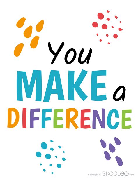 Make A Difference Posters