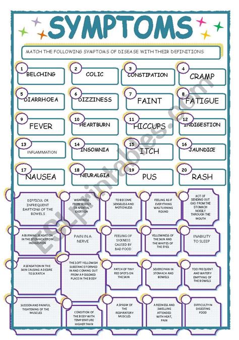 Managing Mental Health Symptoms Worksheets