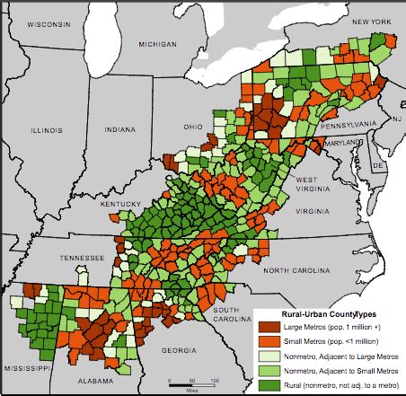 Map 2 Creating A Culture Of Health In Appalachia