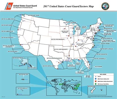 Map Of Coast Guard Stations