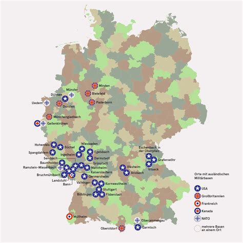 Map Of German Military Bases