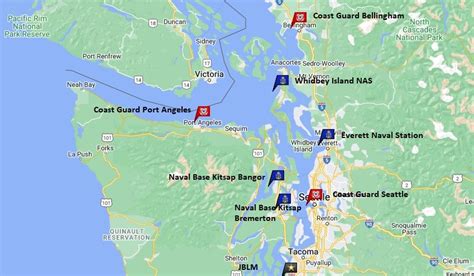 Map Of Naval Base Kitsap