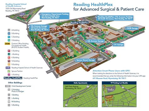 Map Of Reading Hospital Campus