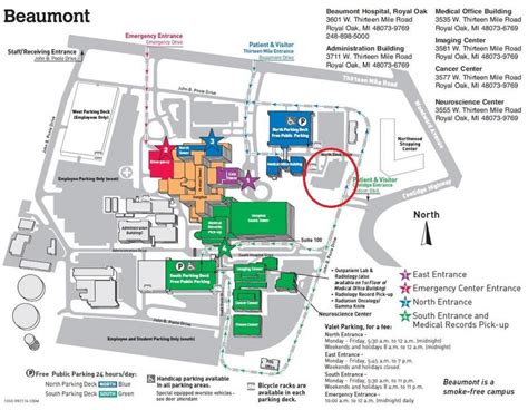 Map Of Troy Beaumont Hospital