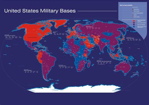 Map Of Us Navy Bases Overseas United States Map