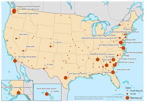 Marine Corps Bases By Size