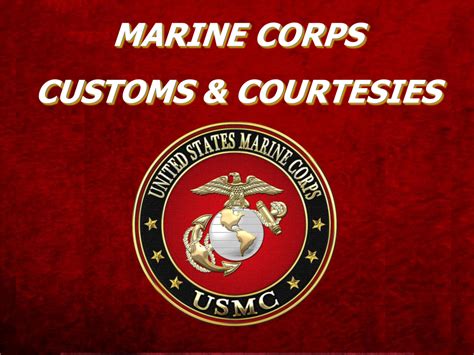 Marine Corps Customs And Courtesies