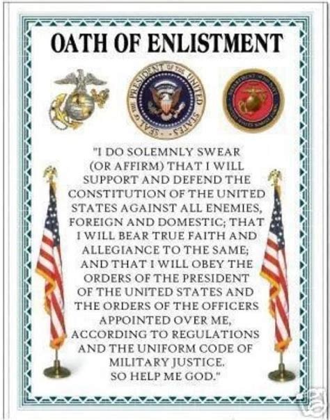 Marine Corps Oath Of Allegiance