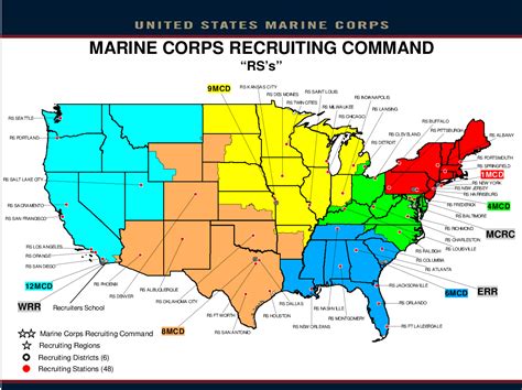 Marine Corps Recruiting Command Map