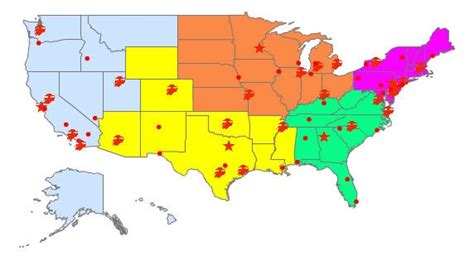 Marine Corps Reserve Unit Locations