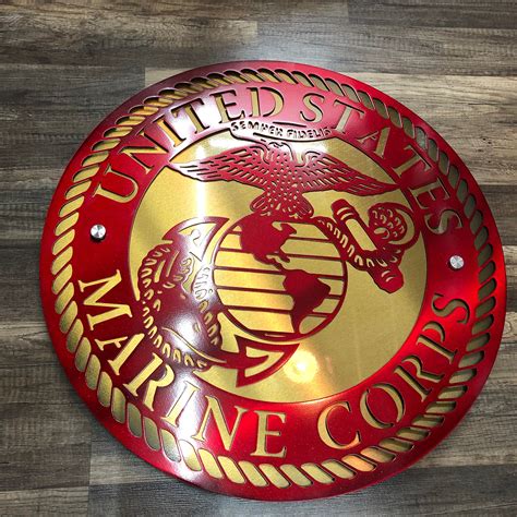 Marine Corps Signs Metal