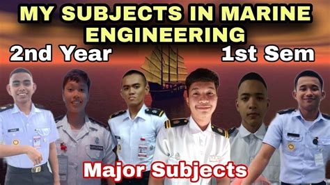 Marine Engineering Subject List