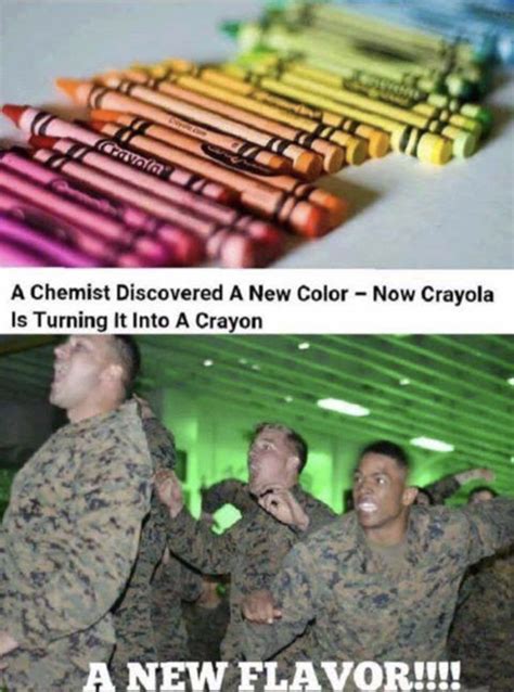 Marines Eat Crayons Meme