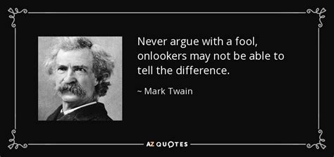 Mark Twain Arguing With Fools