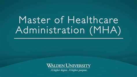 Master Of Health Administration