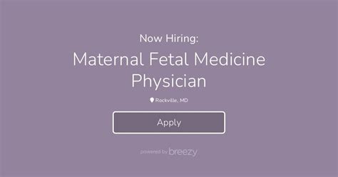 Maternal Fetal Medicine Brandywine Md