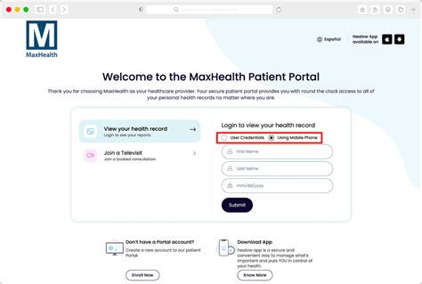 Maxhealth Login