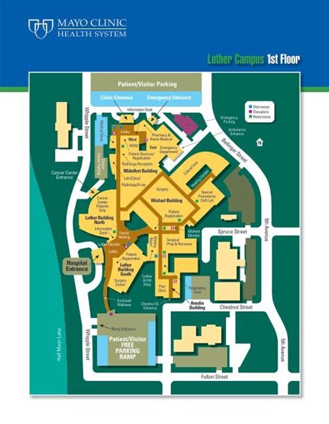 Mayo Luther Campus Map