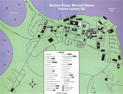 Mcrd Parris Island Base Map