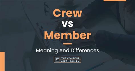 Meaning Of Crew Member