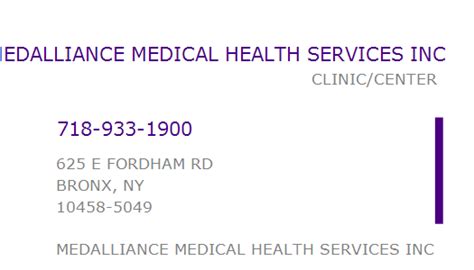 Medalliance Medical Health Services Inc