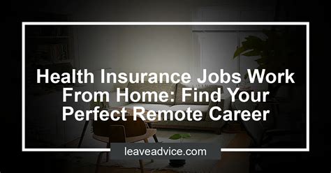 Medical Insurance Careers Remote