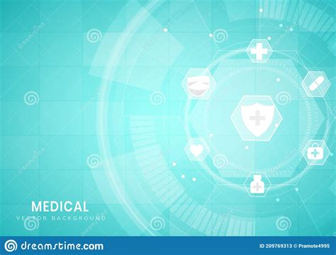 Medical Technology And Science Concept And Health Care Icon Pattern Background 2071812 Vector