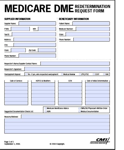 Medicare Dme Forms For Providers