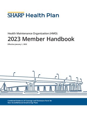 Member Handbooks Evidence Of Coverage Eoc Sharp Health Plan