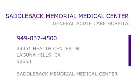 Memorial Medical Center Npi Number