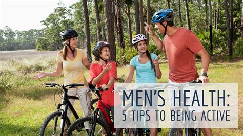 Mens Health 5 Tips To Being Active